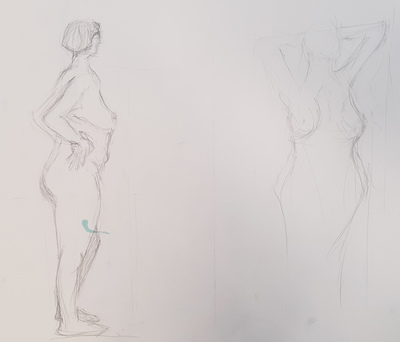 Female Nude in Pencil #2