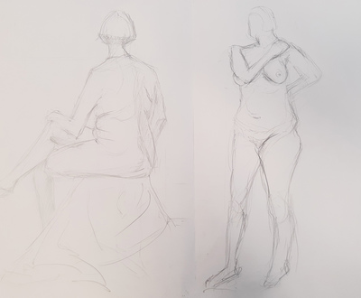 Female Nude in Pencil #4