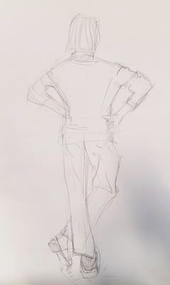 Clothed Male in Pencil #1