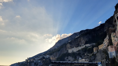 Amalfi evening, photograph
