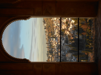 View of Granada from the Palacio de Generalife, photograph