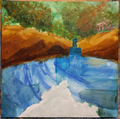 Unfold Trinidad, work in progress after 1.5 session