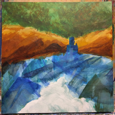 Unfold Trinidad, work in progress after 2 sessions