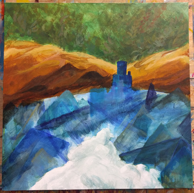 Unfold Trinidad, work in progress after 3 sessions