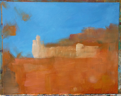 El Palacio de Generalife, work in progress after half session