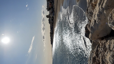 Beach of Torremolinos, photograph