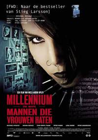 Poster van 'Mannen die vrouwen haten'