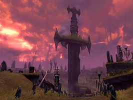 Beetje artwork van 'Brütal Legend'