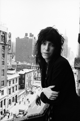 Photograph of Patti Smith at the Chelsea Hotel, by Robert Mapplethorpe