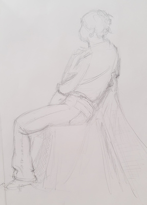 Clothed Female in Pencil #3
