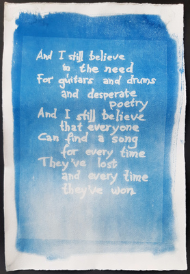 Cyanotype #10: I Still Believe