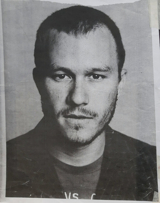 Photograph of Heath Ledger by Mark Abrahams