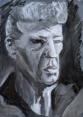 Male Model Portrait in Oil Paint (Henk)