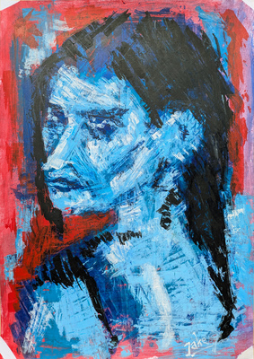 artwork: “Let Go (Portrait of Eva Green)”