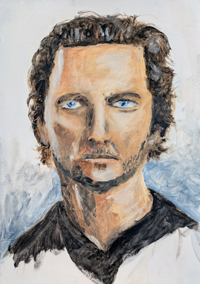 Male Portrait in Oil Paint (Matthew McConaughey)