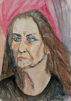 Female Model Portrait in Oil Paint (Astrid)