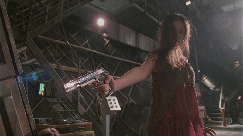 Screencapture of Summer Glau as River Tam in the episode “War Stories”