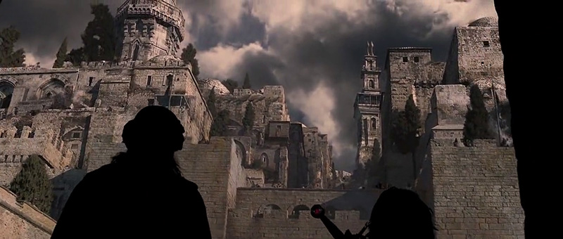 Screencapture as we enter through Jerusalem’s gates