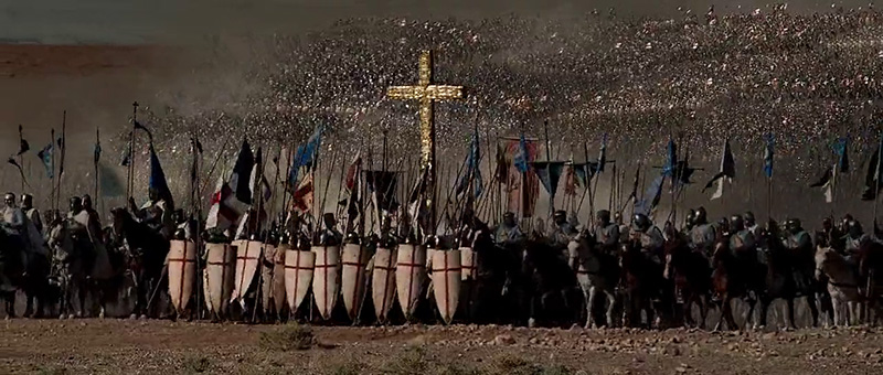 Screencapture of the Crusader army