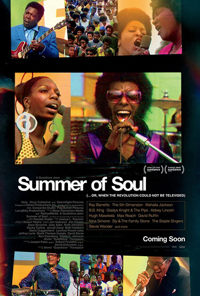 poster for “Summer of Soul (...Or, When the Revolution Could Not Be Televised)”