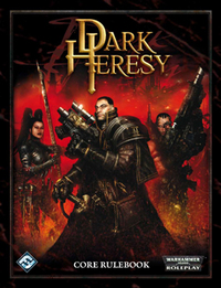 Kaft van 'Dark Heresy'